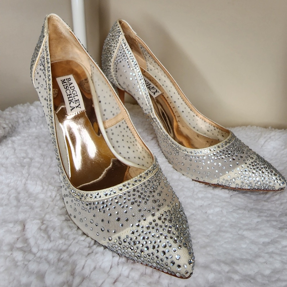 Badgley Mischka- Weslee Crystal Embellished